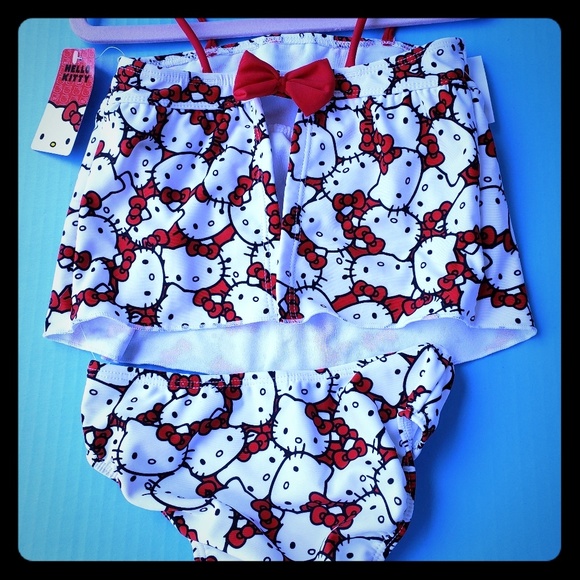 Hello Kitty Other - Hello Kitty Two Piece Swimsuit